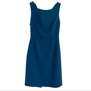 Black Halo | Teal Midi Dress